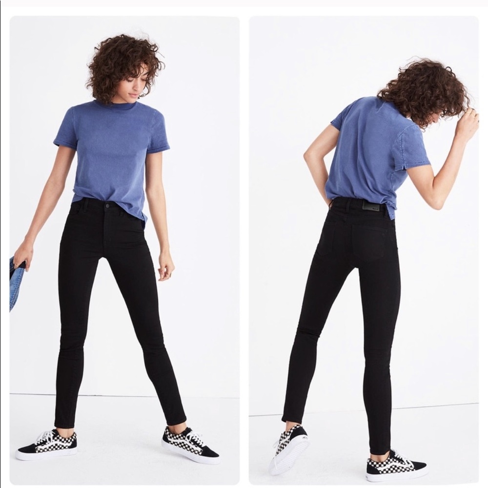 NWT Madewell Roadtripper High Rise Jean Legging 28 Black